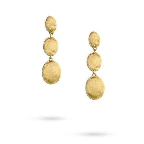 18K Siviglia Triple Drop Earrings - OB1234 Y-Marco Bicego-Renee Taylor Gallery