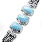 Hanna Bracelet- Bhann00-00-Marahlago Larimar-Renee Taylor Gallery