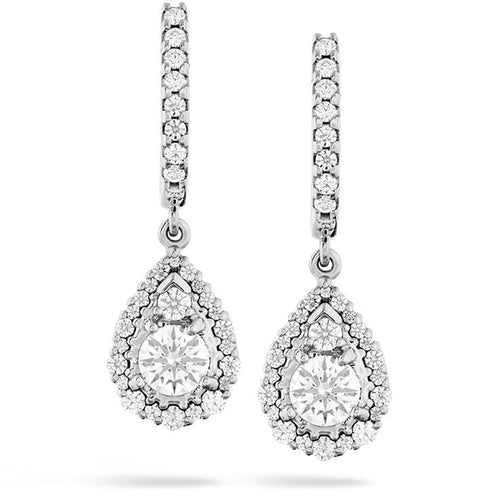 HOF Teardrop Halo Diamond Earrings - HFEHTRDH00908W-Hearts on Fire-Renee Taylor Gallery