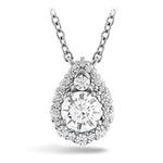 HOF Teardrop Halo Diamond Necklace - HFPHTRDH00608W-Hearts on Fire-Renee Taylor Gallery