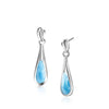 Indra Earrings - Eindr00-00-Marahlago Larimar-Renee Taylor Gallery