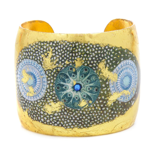 Jellies 2" Gold Cuff - OC122-Evocateur-Renee Taylor Gallery