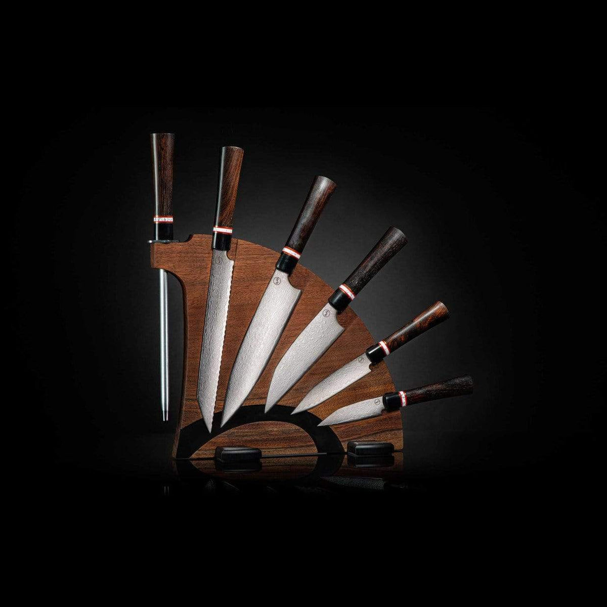 Chinary Set Kultro Gourmet Ebony w/Walnut Culinary Set - K20-EW - William Henry