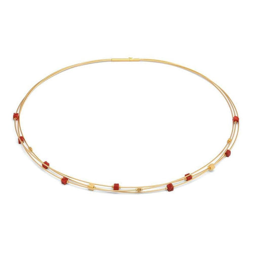 Lacuba Red Coral Necklace - 85335296-Bernd Wolf-Renee Taylor Gallery