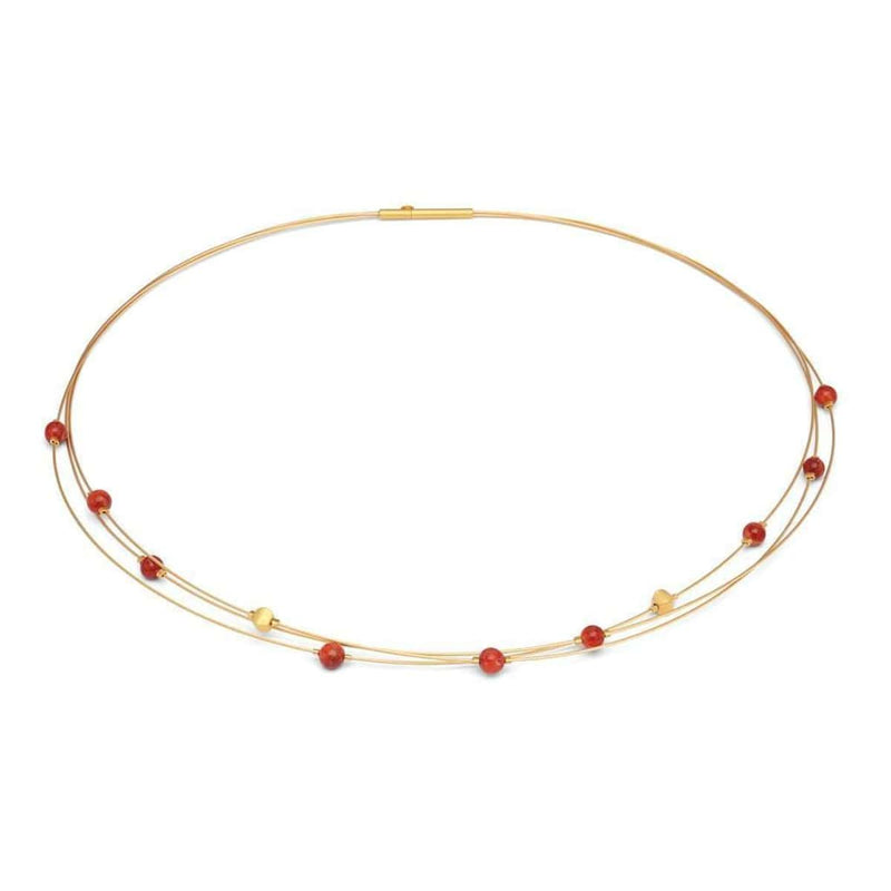 Lapona Red Coral Necklace - 85336296-Bernd Wolf-Renee Taylor Gallery