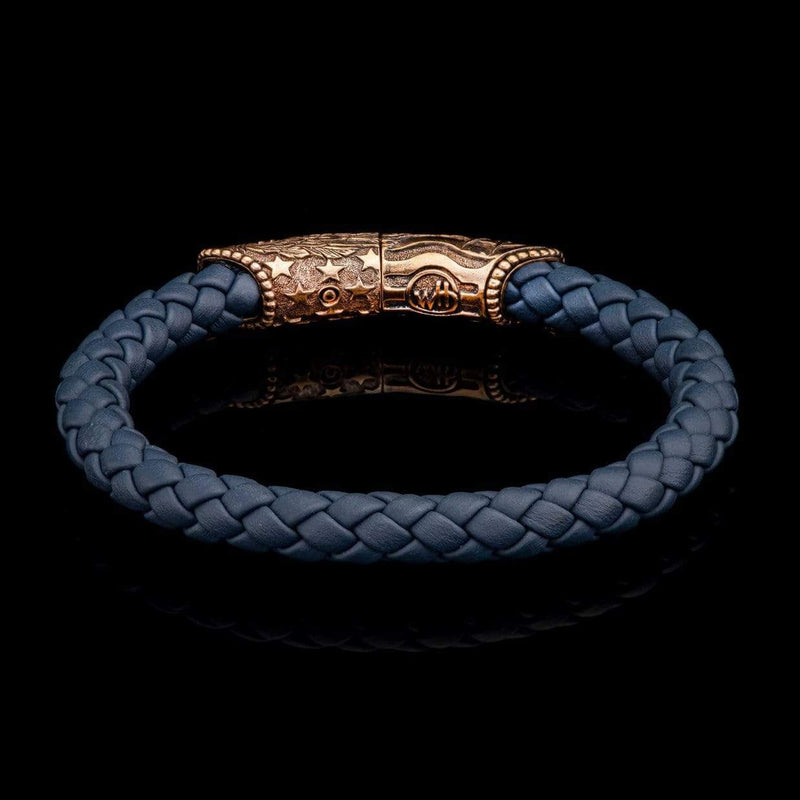 Men's Great Smoky Bracelet - LC196 ABZ BLU-William Henry-Renee Taylor Gallery