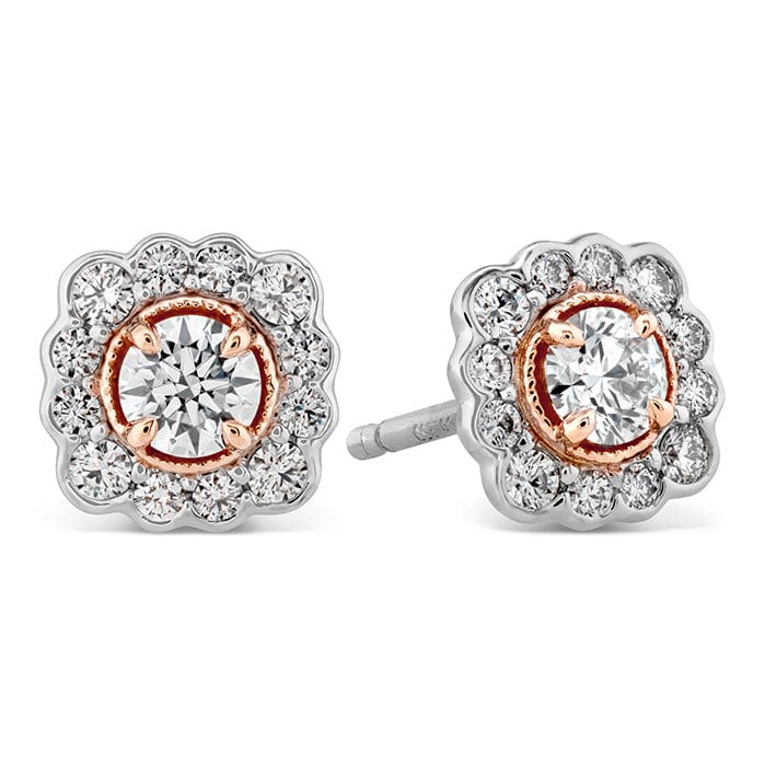 Liliana Flower Stud Earrings - HFELILFLOWR00558-Hearts on Fire-Renee Taylor Gallery