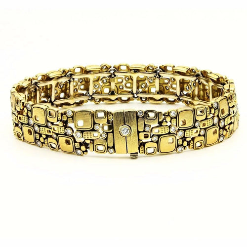 18K "Little Windows" Diamond Bracelet - B-31-Alex Sepkus-Renee Taylor Gallery