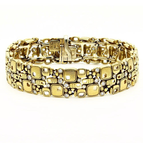 18K "Little Windows" Diamond Bracelet - B-31-Alex Sepkus-Renee Taylor Gallery