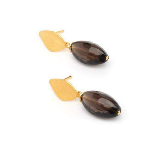 Lovia Smoky Quartz Earrings - 15819486-Bernd Wolf-Renee Taylor Gallery
