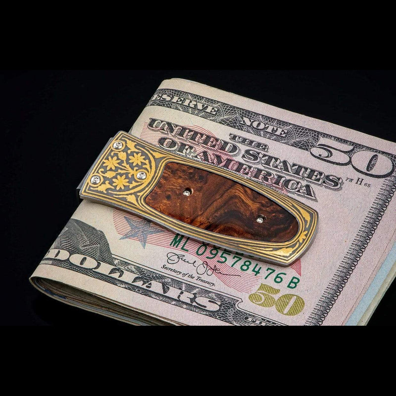 Pharaoh Desert Flower Limited Edition Money Clip - M4 DESERT FLOWER-William Henry-Renee Taylor Gallery