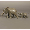 "Marching Elephant & Baby"-Loet Vanderveen-Renee Taylor Gallery