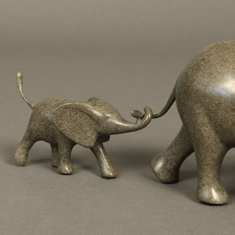 "Marching Elephant & Baby"-Loet Vanderveen-Renee Taylor Gallery