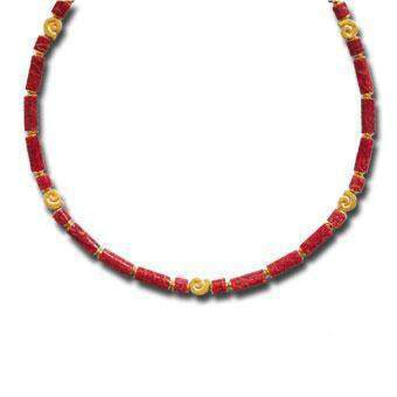 Marie Red Stone Necklace - 85973296-Bernd Wolf-Renee Taylor Gallery