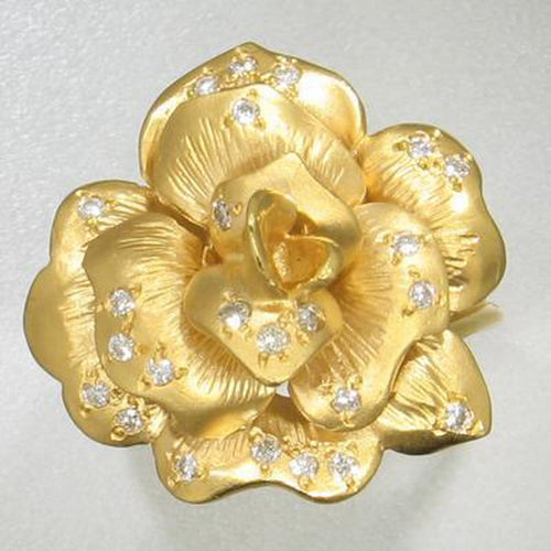 Marika 14k Gold & Diamond Ring - M157-Marika-Renee Taylor Gallery