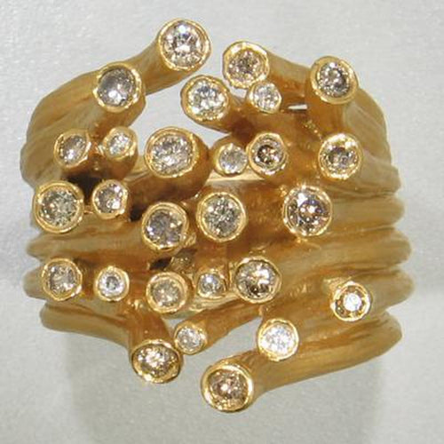 Marika 14k Gold & Diamond Ring - M1782-Marika-Renee Taylor Gallery