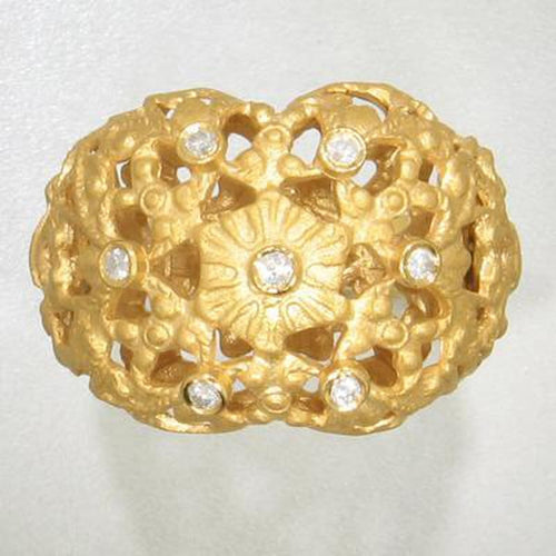 14K Gold & Diamond Ring - M3138-Marika-Renee Taylor Gallery