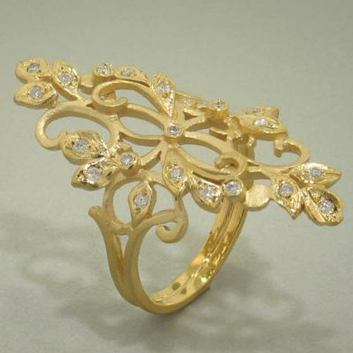 Marika 14k Gold & Diamond Ring - M3855-Marika-Renee Taylor Gallery