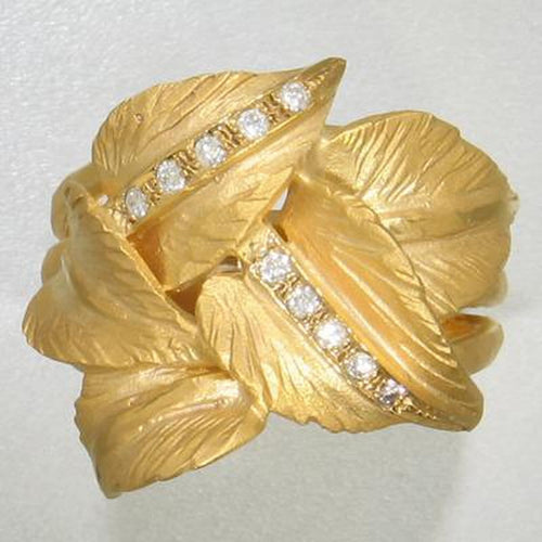 14K Gold & Diamond Ring - M591-Marika-Renee Taylor Gallery