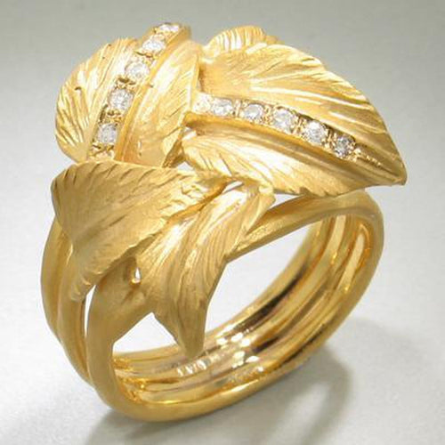 14K Gold & Diamond Ring - M591-Marika-Renee Taylor Gallery