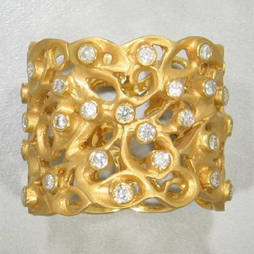 Marika 14k Gold & Diamond Ring - M609-Marika-Renee Taylor Gallery
