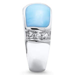 Marina Ring - Rmari00-00-Marahlago Larimar-Renee Taylor Gallery