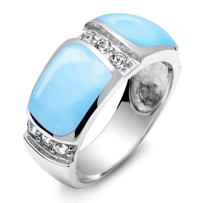 Marina Ring - Rmari00-00-Marahlago Larimar-Renee Taylor Gallery