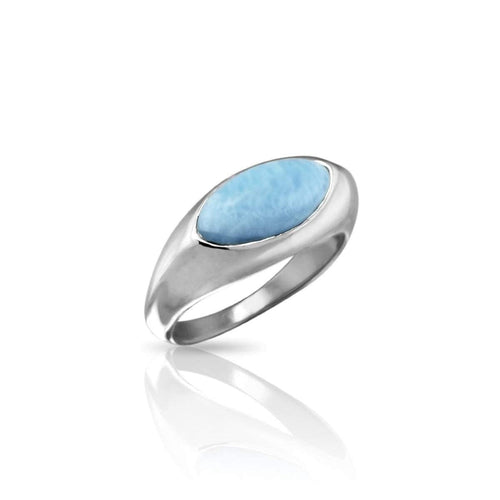 Matera Ring - Rmate00-00-Marahlago Larimar-Renee Taylor Gallery