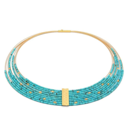 Maxifea Turquoise Necklace - 85096256-Bernd Wolf-Renee Taylor Gallery