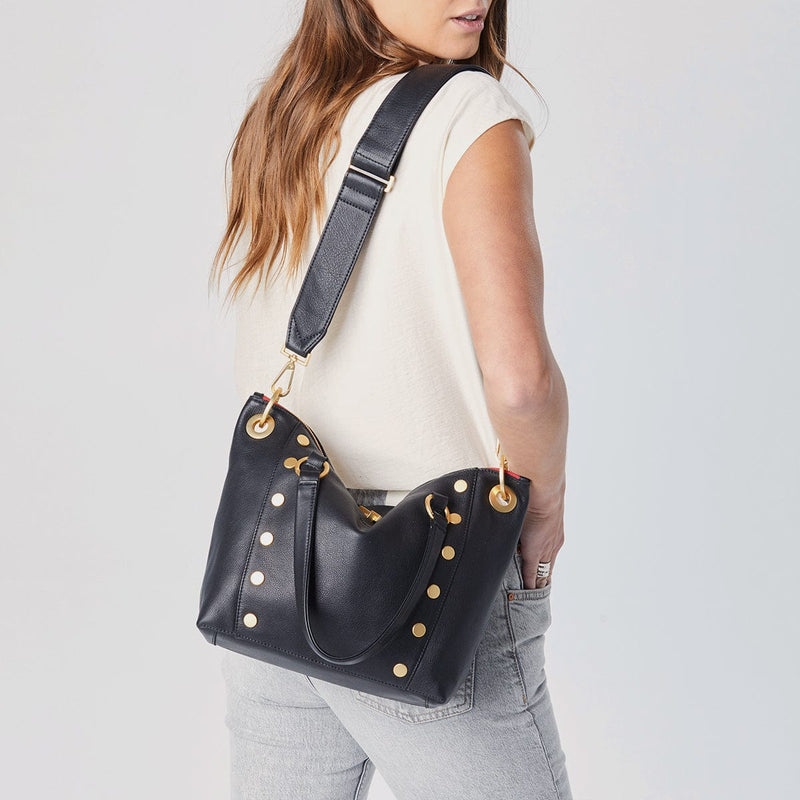 DANIEL MED - Black/Brushed Gold Red Zip-Hammitt-Renee Taylor Gallery