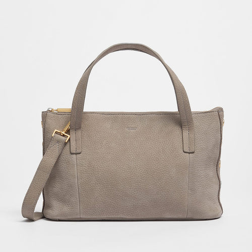 Addie Medium Handbag- Addie Medium Grey Natural BG-Hammitt-Renee Taylor Gallery