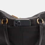DANIEL MED - Black/Brushed Gold Red Zip-Hammitt-Renee Taylor Gallery