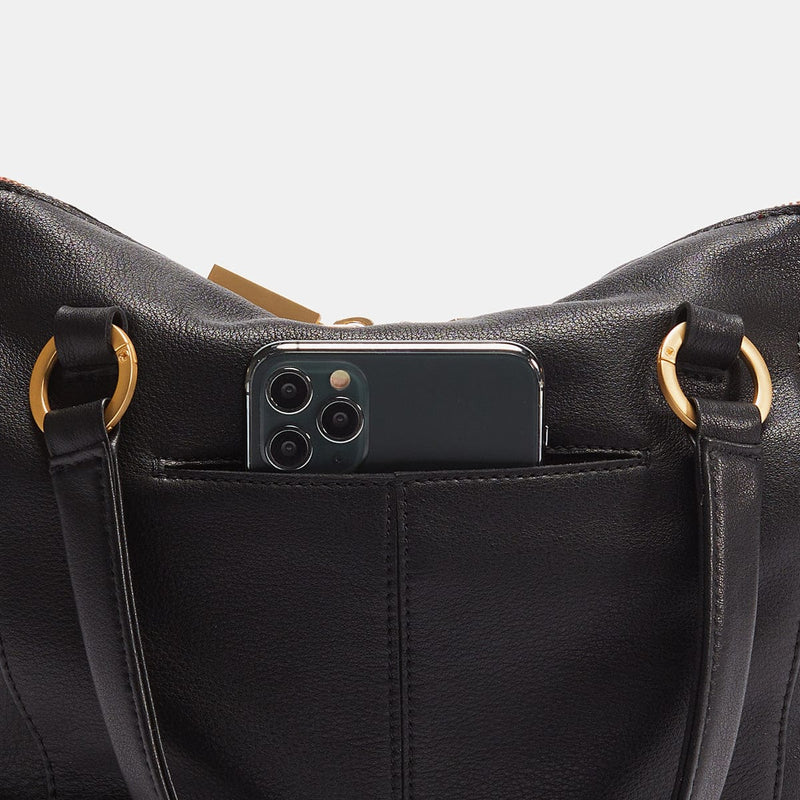 DANIEL MED - Black/Brushed Gold Red Zip-Hammitt-Renee Taylor Gallery