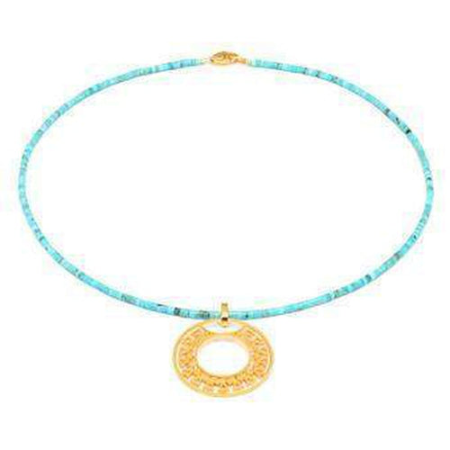 Milonga Turquoise Necklace - 85380256-Bernd Wolf-Renee Taylor Gallery