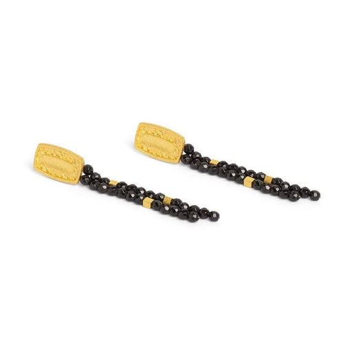 Movena Black Spinel Earrings - 15786496-Bernd Wolf-Renee Taylor Gallery