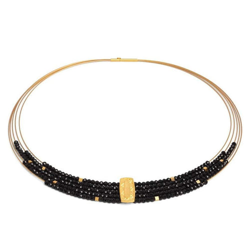 Movena Black Spinel Necklace - 84922496-Bernd Wolf-Renee Taylor Gallery