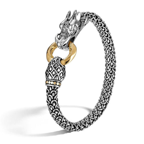 Legends Naga Gold & Silver Dragon Bracelet - BZ65032-John Hardy-Renee Taylor Gallery