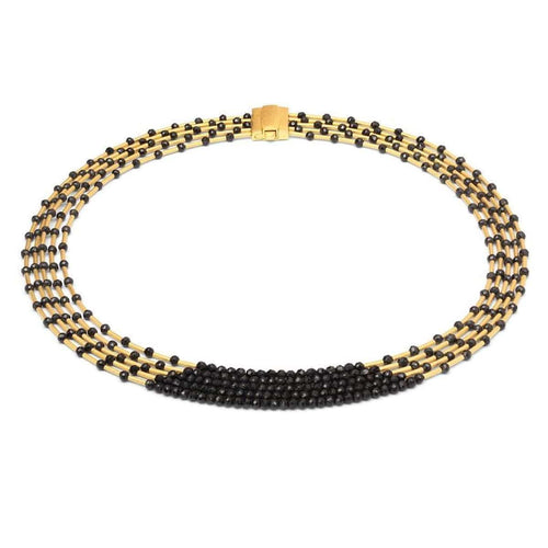 Nofrete Black Spinel Necklace - 84017496-Bernd Wolf-Renee Taylor Gallery