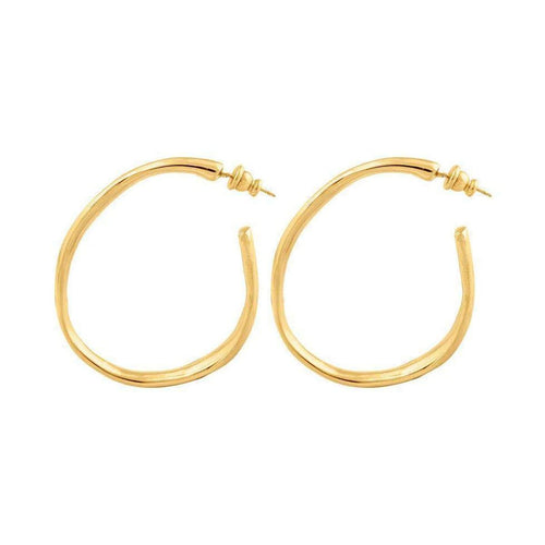 Ohmmm... 18K Gold Plated Earrings - PEN0419ORO0000U-UNO de 50-Renee Taylor Gallery