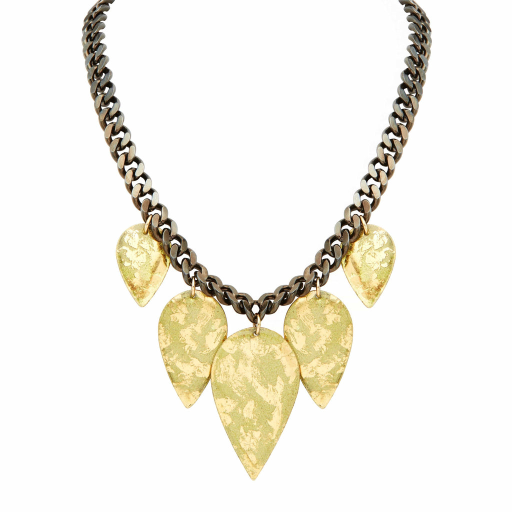 Olivia 17" Necklace Gold - EL207-Evocateur-Renee Taylor Gallery
