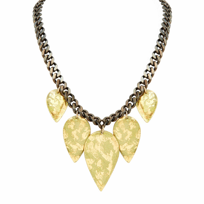 Olivia 17" Necklace Gold - EL207-Evocateur-Renee Taylor Gallery