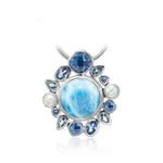 Olympia Necklace - Nolym00-00-Marahlago Larimar-Renee Taylor Gallery