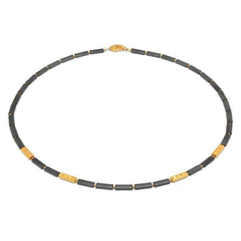 Omos Hematite Necklace - 85744276-Bernd Wolf-Renee Taylor Gallery