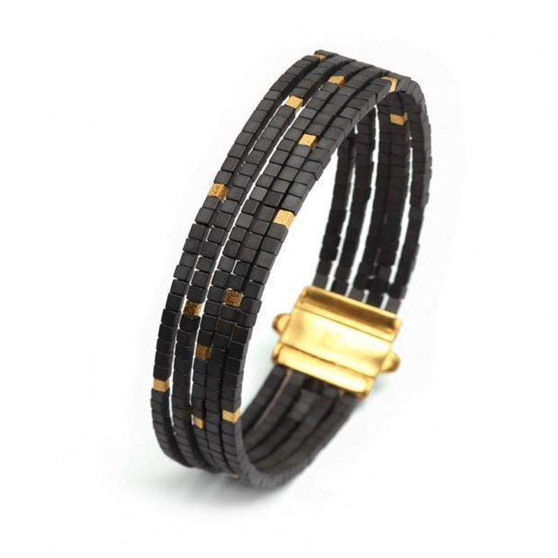 Orfi-M Hematite Bracelet - 61572276-Bernd Wolf-Renee Taylor Gallery