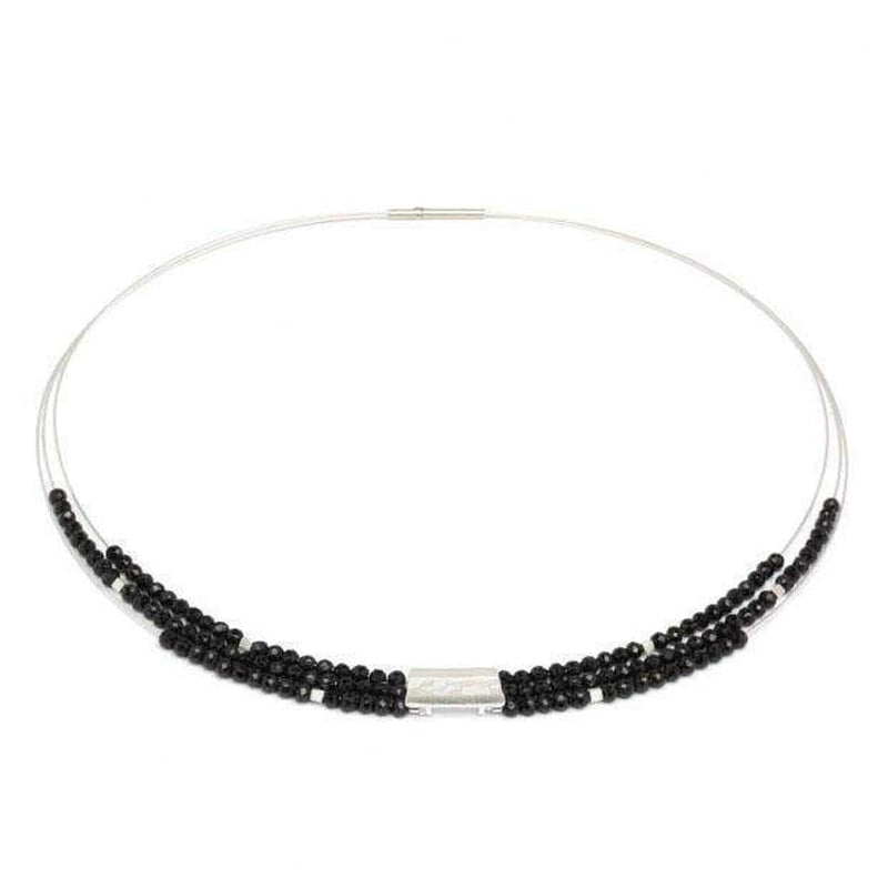 Orfini Black Spinel Necklace - 85089494-Bernd Wolf-Renee Taylor Gallery