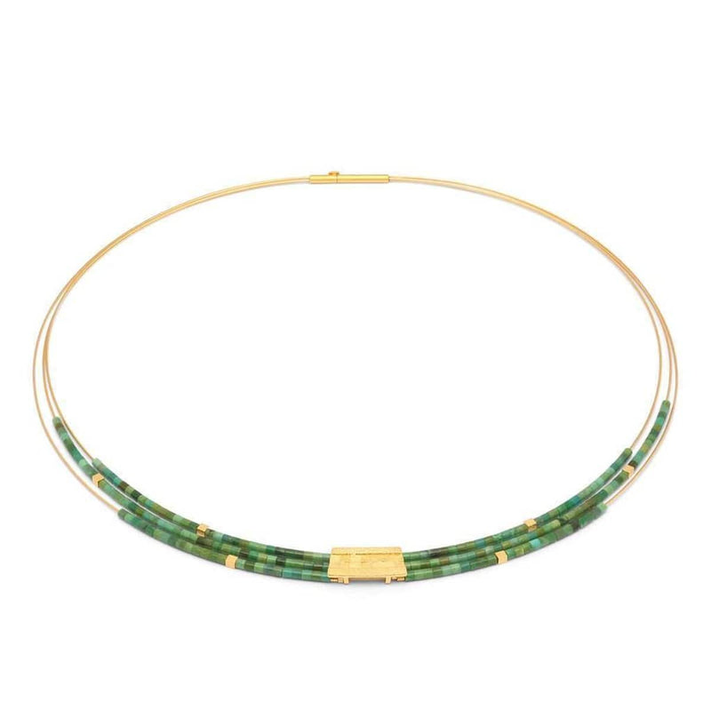 Orfini Green Turquoise Necklace - 85089356-Bernd Wolf-Renee Taylor Gallery