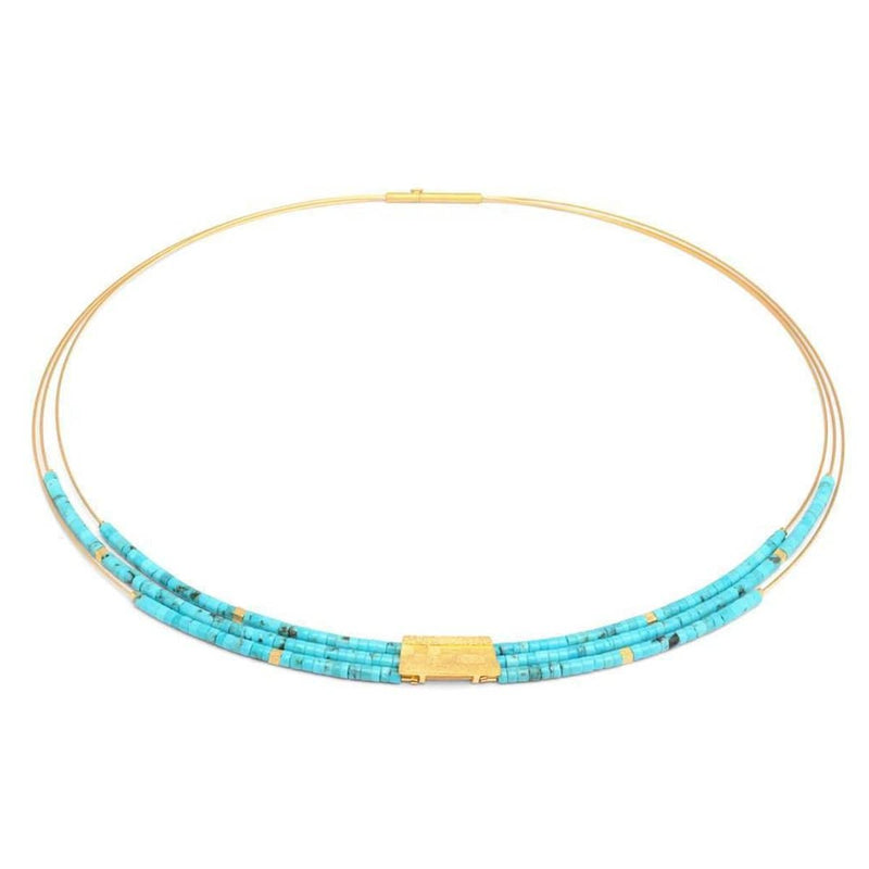 Orfini Turquoise Necklace - 85089256-Bernd Wolf-Renee Taylor Gallery