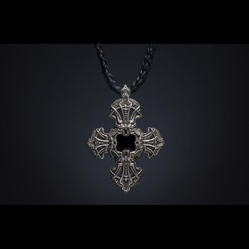 Men's Kells Cross II Necklace - P10 MT-William Henry-Renee Taylor Gallery