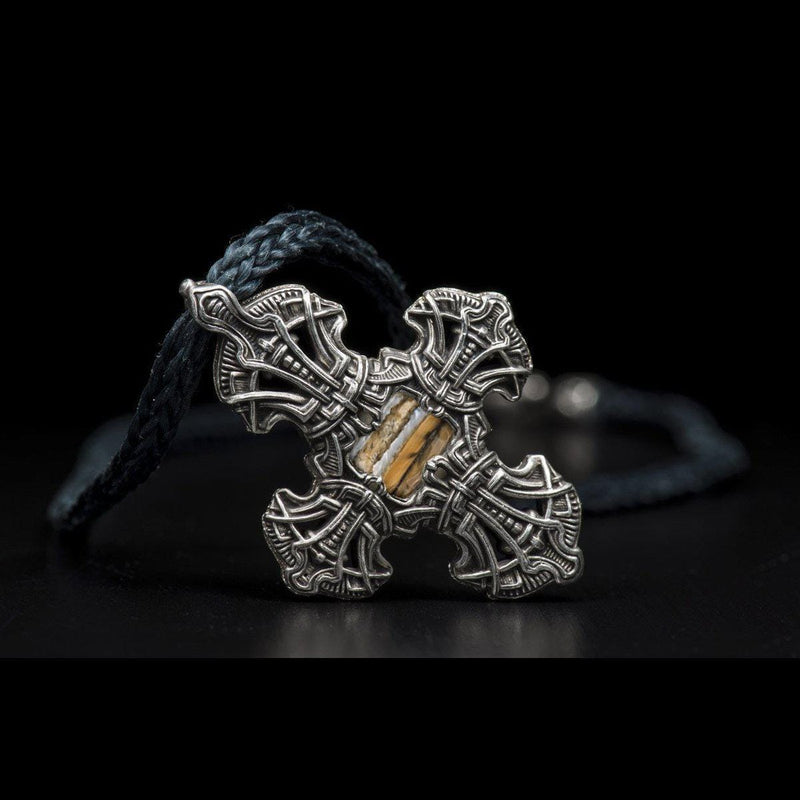 Men's Kells Cross II Necklace - P10 MT-William Henry-Renee Taylor Gallery