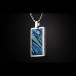 Men's Blue Mammoth Pinnacle Necklace - P43 MT BL-William Henry-Renee Taylor Gallery